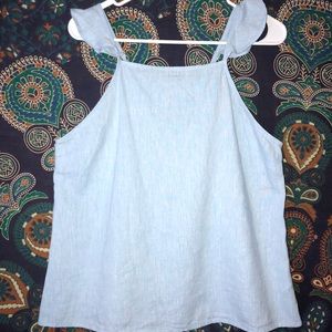 Blue tank top